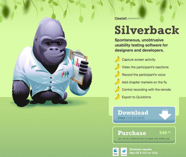 50 Monochromatic Website Designs Silverback