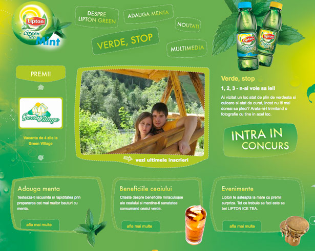 50 Monochromatic Website Designs Lipton