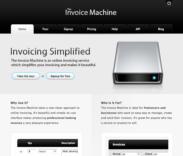 50 Monochromatic Website Designs The Invoice Machine