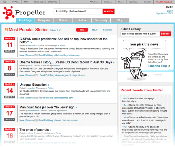 Best Practices for Designing a Social News Website propeller