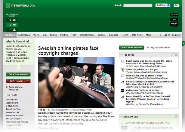 Best Practices for Designing a Social News Website newsvine