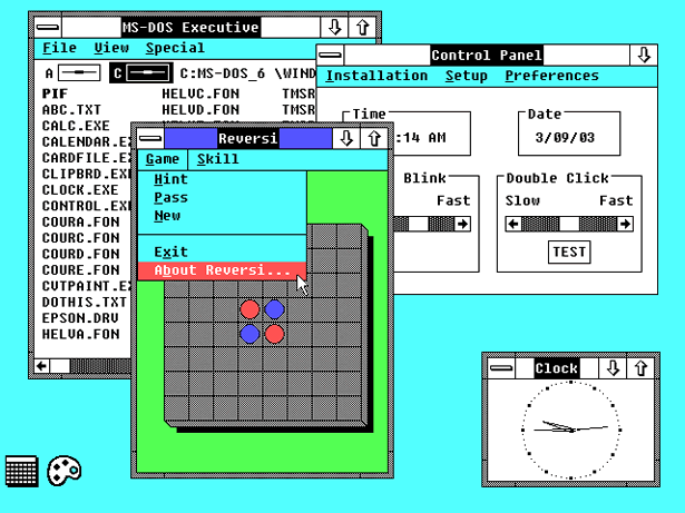 Operating System Interface Design Between 1981-2009 Windows 2