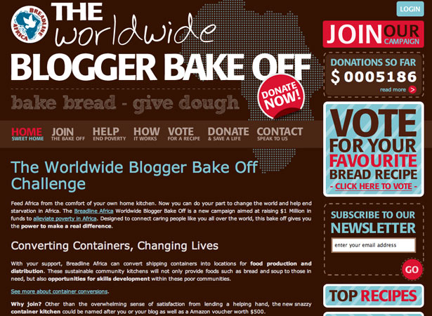 The Worldwide Blogger Bakeoff