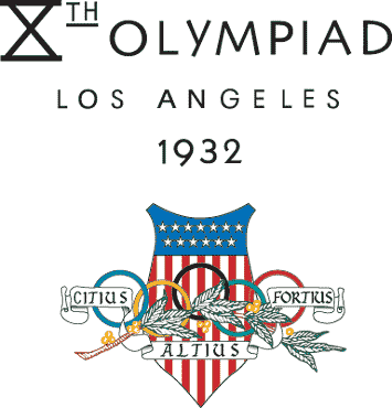 39 Olympic Logos From 1924 to 2012 1932s emblem bjpg