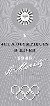 39 Olympic Logos From 1924 to 2012 1948w emblem bjpg