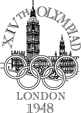 39 Olympic Logos From 1924 to 2012 1948s emblem bjpg