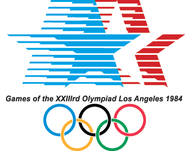 39 Olympic Logos From 1924 to 2012 1984s emblem bjpg