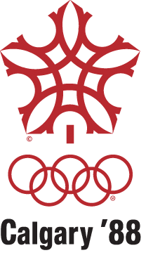 39 Olympic Logos From 1924 to 2012 1988w emblem bjpg