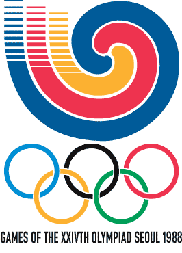 39 Olympic Logos From 1924 to 2012 1988s emblem bjpg