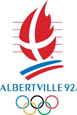 39 Olympic Logos From 1924 to 2012 1992w emblem bjpg