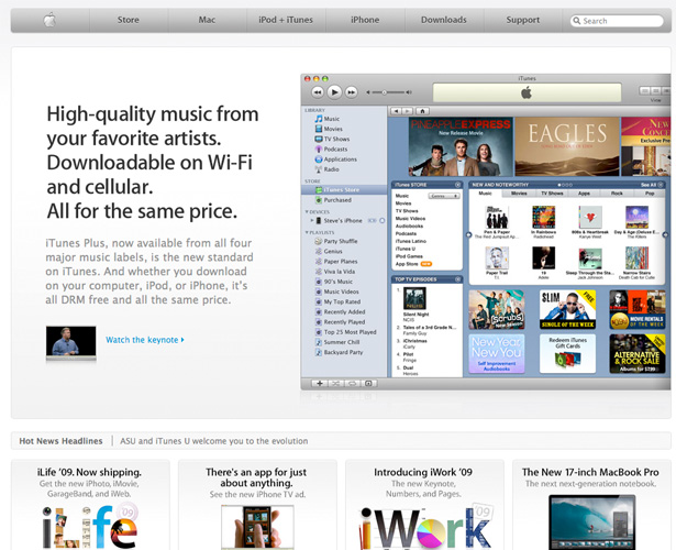 22 Website Designs Inspired by Apple.com apple3