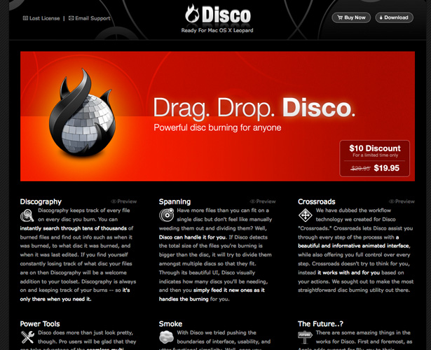 22 Website Designs Inspired by Apple.com disco 1