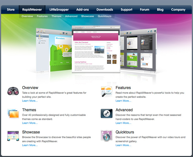 22 Website Designs Inspired by Apple.com rapidweaver