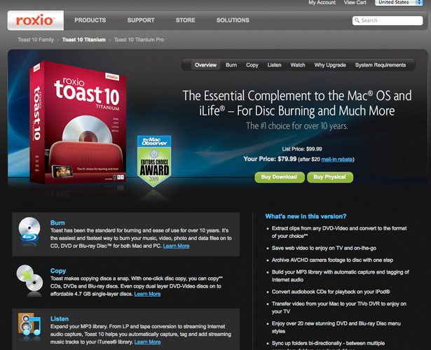22 Website Designs Inspired by Apple.com toast