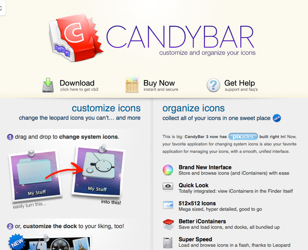 22 Website Designs Inspired by Apple.com candybar