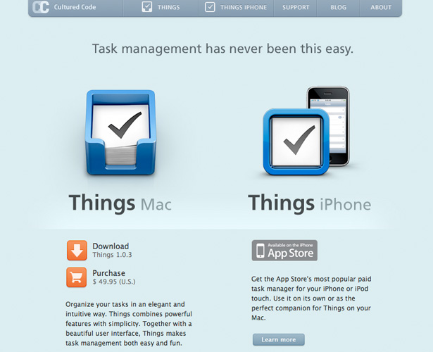 22 Website Designs Inspired by Apple.com things 1