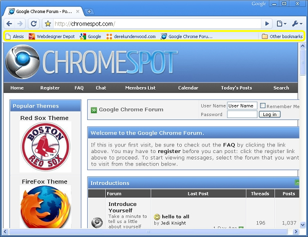Is Google Chrome The New IE 6 For Web Designers? chrome bookmarks