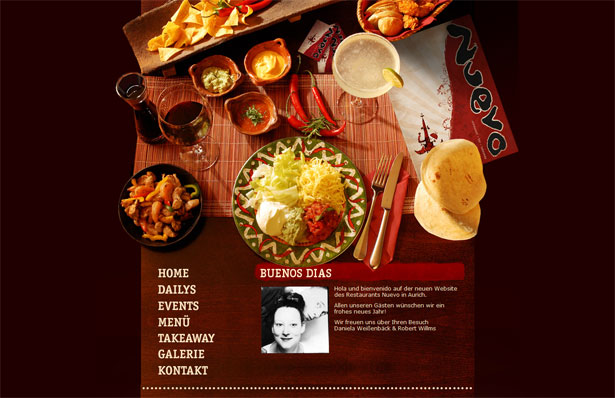 30 Desktop and Office Themed Website Designs restaurant nuevo aurich 1232739279680