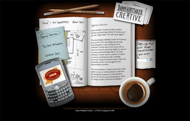 30 Desktop and Office Themed Website Designs columbus ohio marketing consulting and branding experts dann whittaker creative 1232739287250
