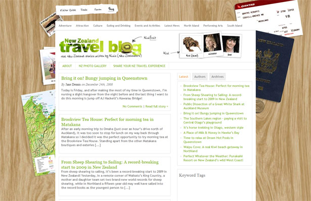 30 Desktop and Office Themed Website Designs new zealand travel blog real new zealand stories written by kiwis nz blog 1232740534327
