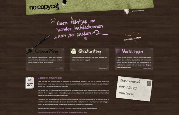 30 Desktop and Office Themed Website Designs copywriting web copywriting ghostwritng vertalingen no copycat 1232740899991