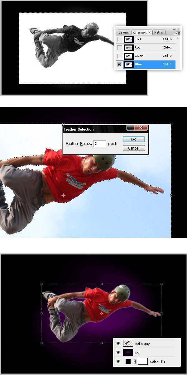 Create A Glowing Extreme Wallpaper in Photoshop roller 4
