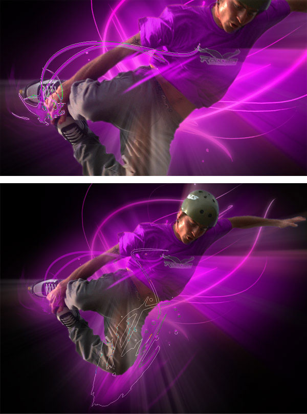 Create A Glowing Extreme Wallpaper in Photoshop roller 14