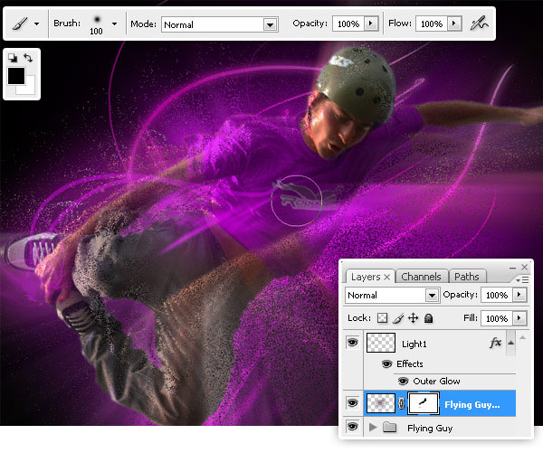 Create A Glowing Extreme Wallpaper in Photoshop roller 18