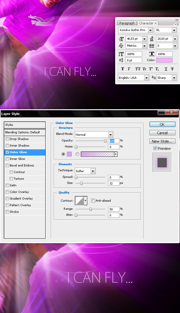 Create A Glowing Extreme Wallpaper in Photoshop roller 21