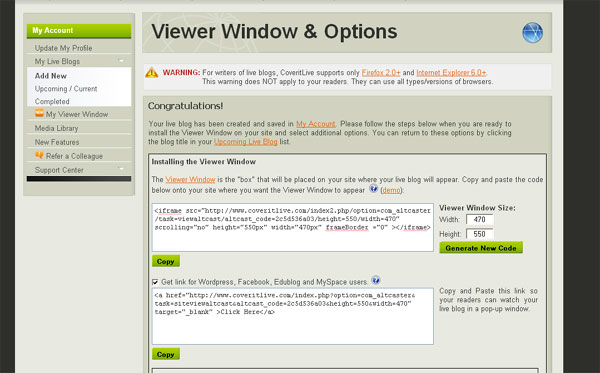 I'm LiveBlogging This RIGHT NOW options1