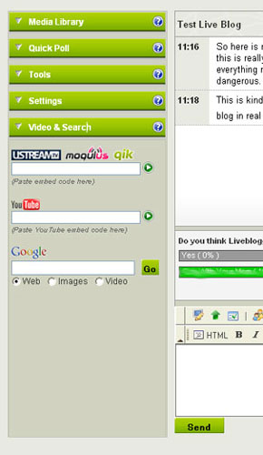 I'm LiveBlogging This RIGHT NOW videoandsearch