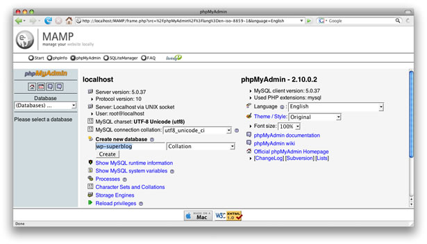 Quick and Easy WordPress Development on a Mac with MAMP picture 4