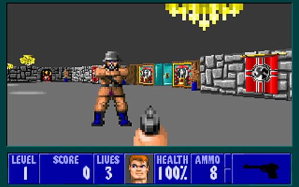 Video Game Design Between 1990-2008 Wolfenstein 3d 1992