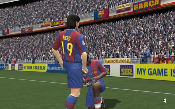 Video Game Design Between 1990-2008 Fifa 08 2007