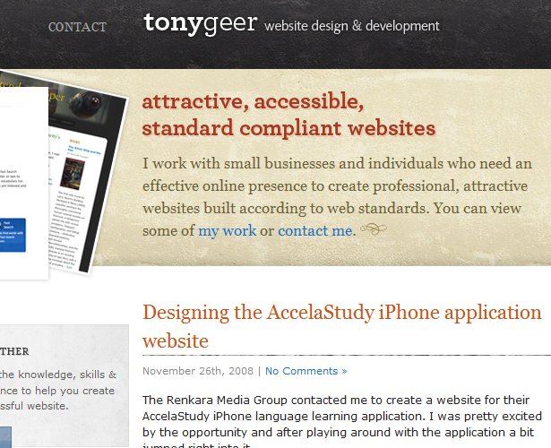 10 Characteristics of Excellent Portfolio Sites geer