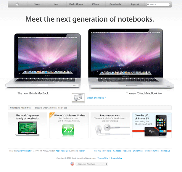 Pass or fail: The top 30 technology company homepages top thirty picture 2