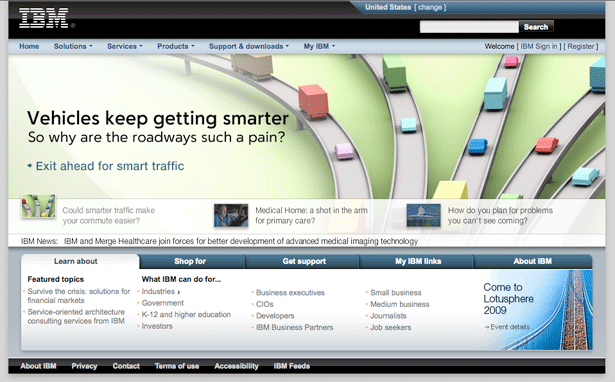 Pass or fail: The top 30 technology company homepages top thirty picture 13