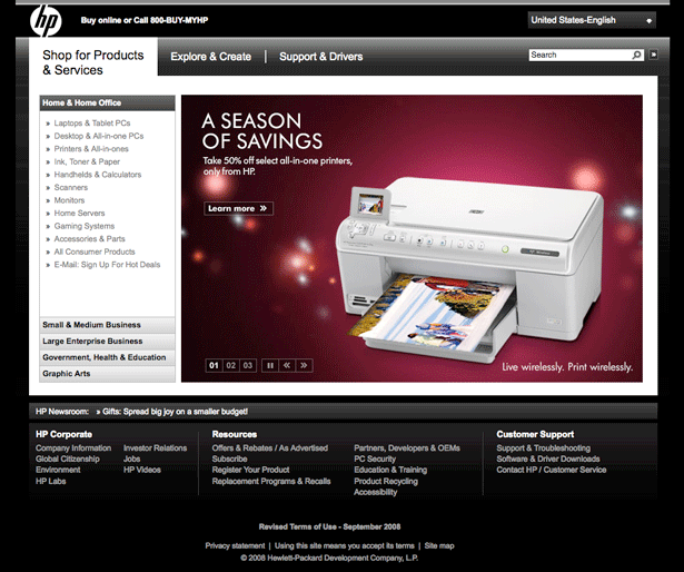Pass or fail: The top 30 technology company homepages top thirty picture 30