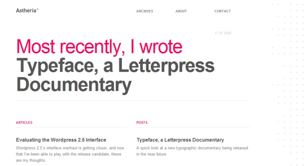 13 Characteristics of Outstanding Blog Design astheria