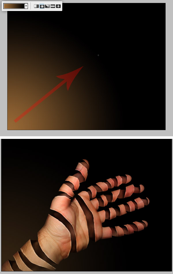 Peeling a Hand in Photoshop hand 17