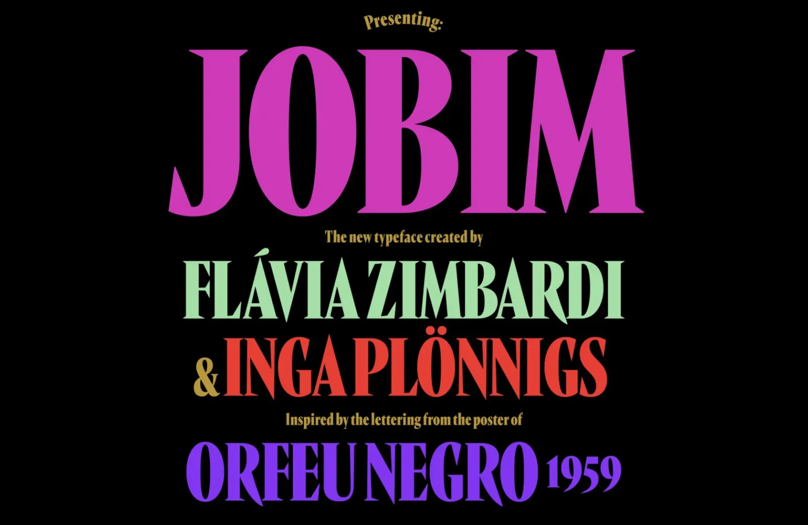 15 Best New Fonts, June 2023 Jobim