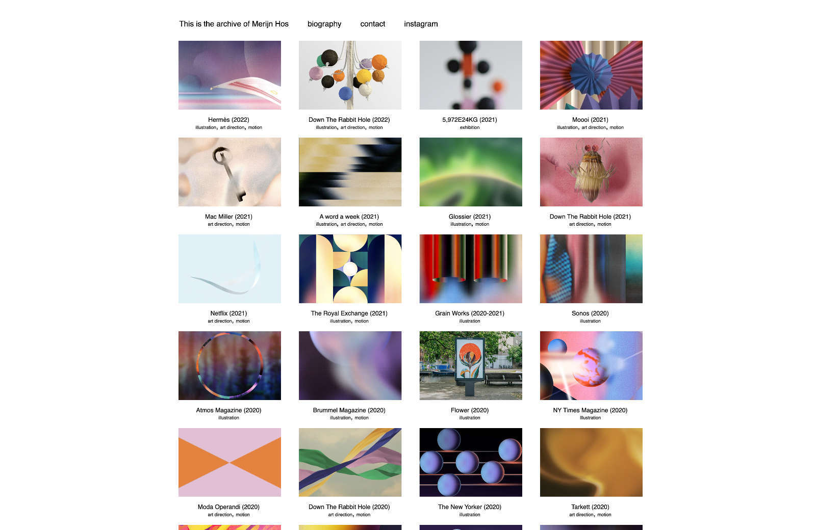 24 Best Creative Portfolio Websites in 2023 Merijn Hos