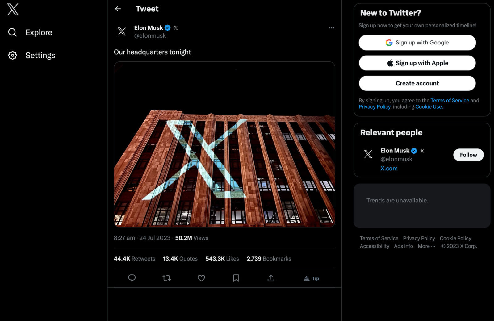 Twitter Rebrand: Musk Finally Finds a Use for x.com Elon Musk’s X Account