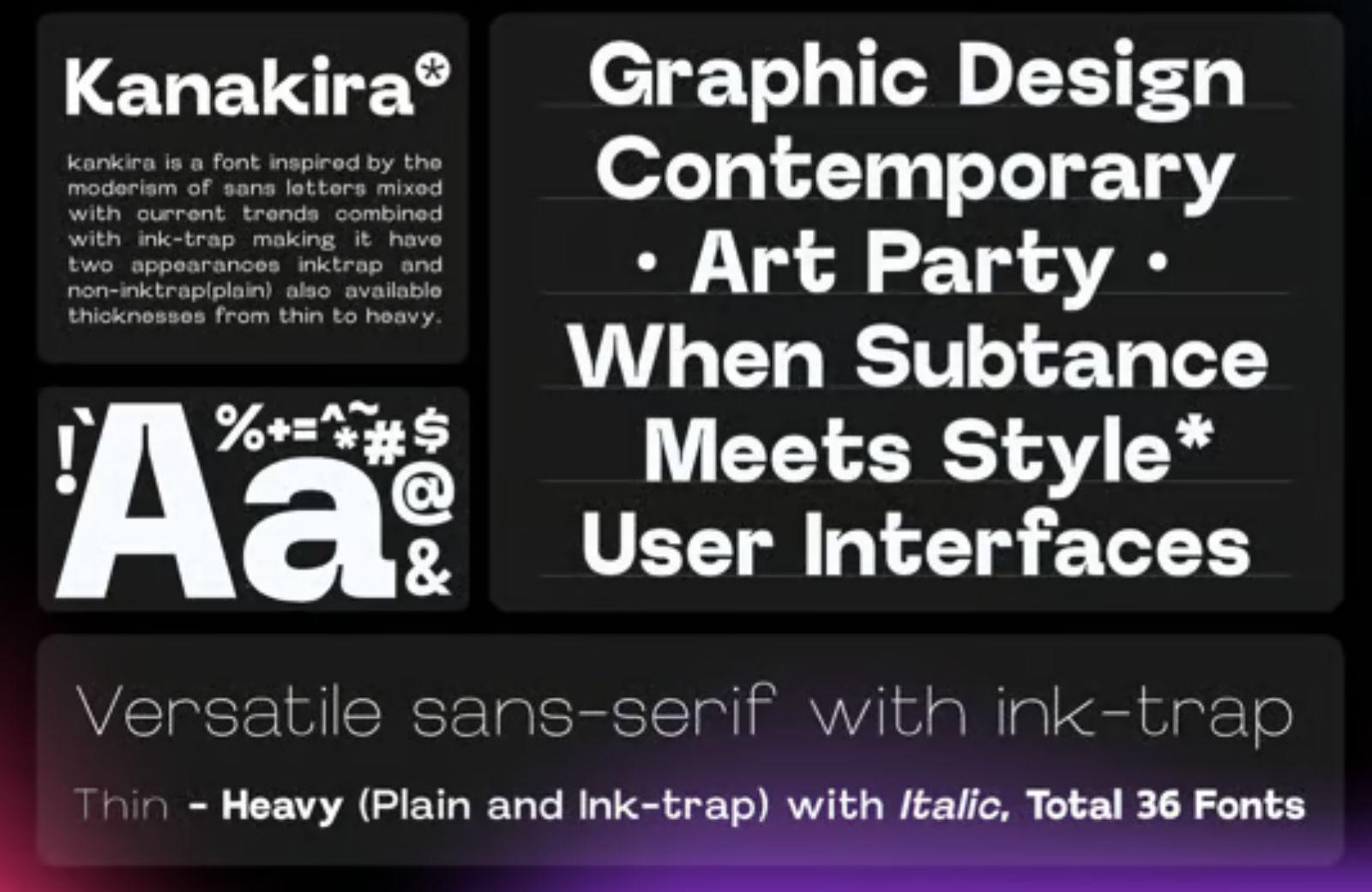 15 Best New Fonts, March 2023 Kanakira