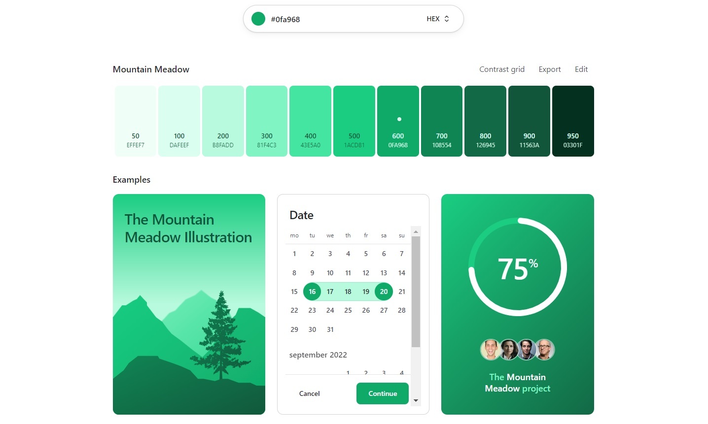 UIColors Uses CSS to Generate Custom Color Scales for Designers Mountain Meadow