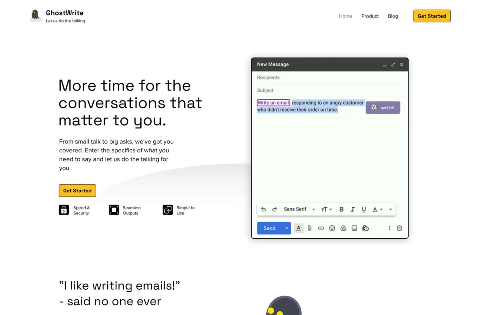 ghostwrite