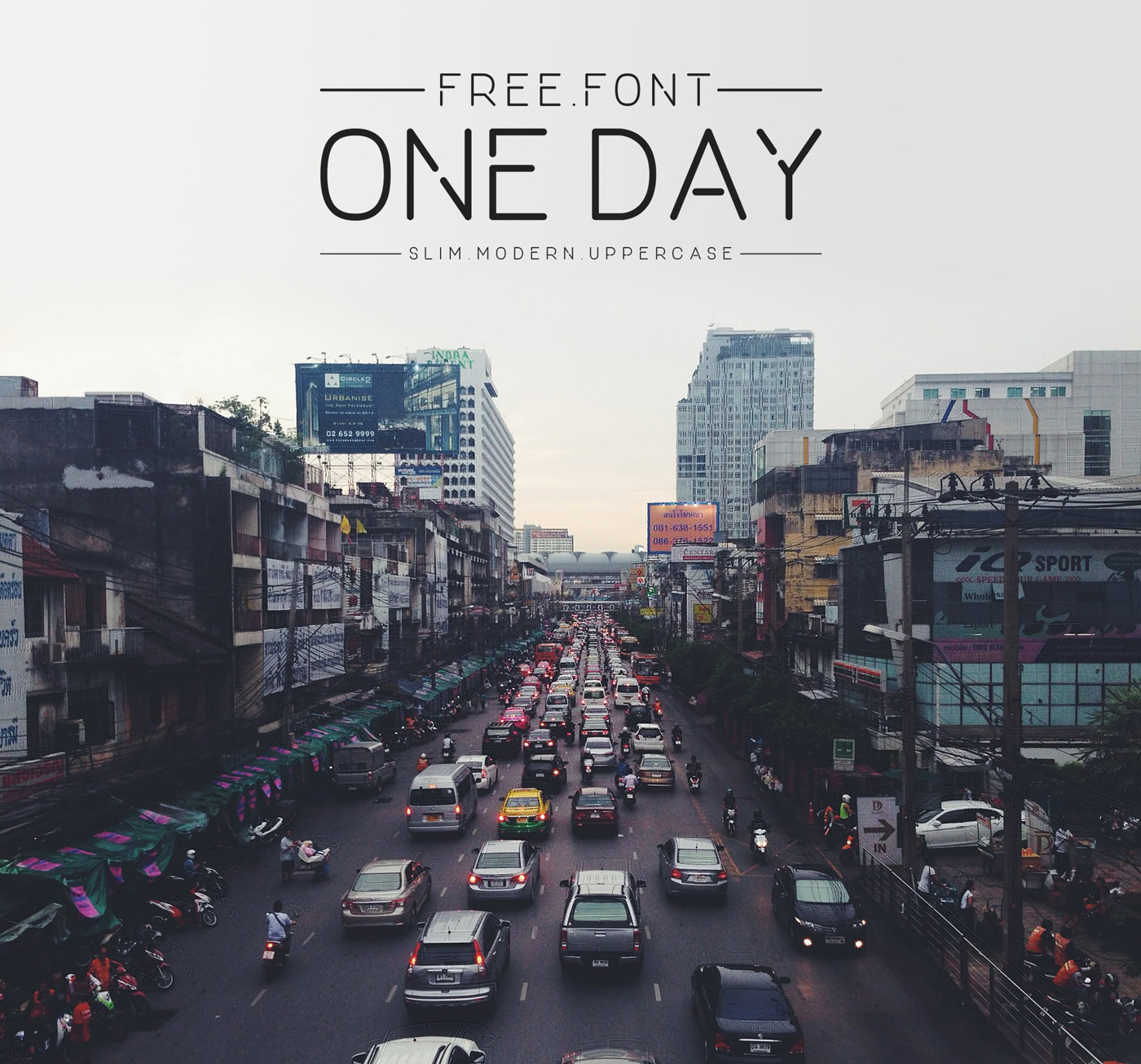 Free Download: One Day Font one1