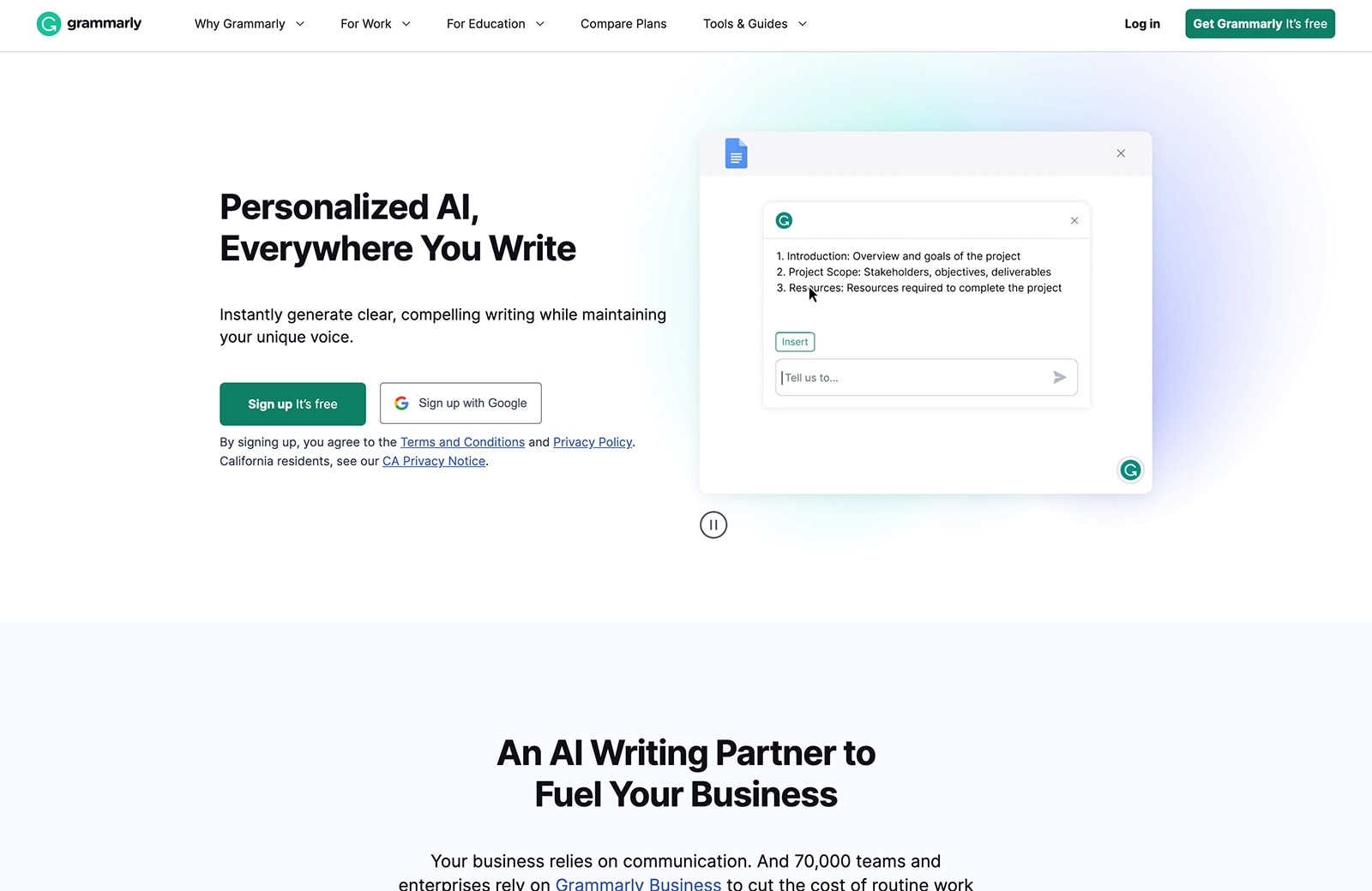 10 Best AI Tools of 2023 grammarly