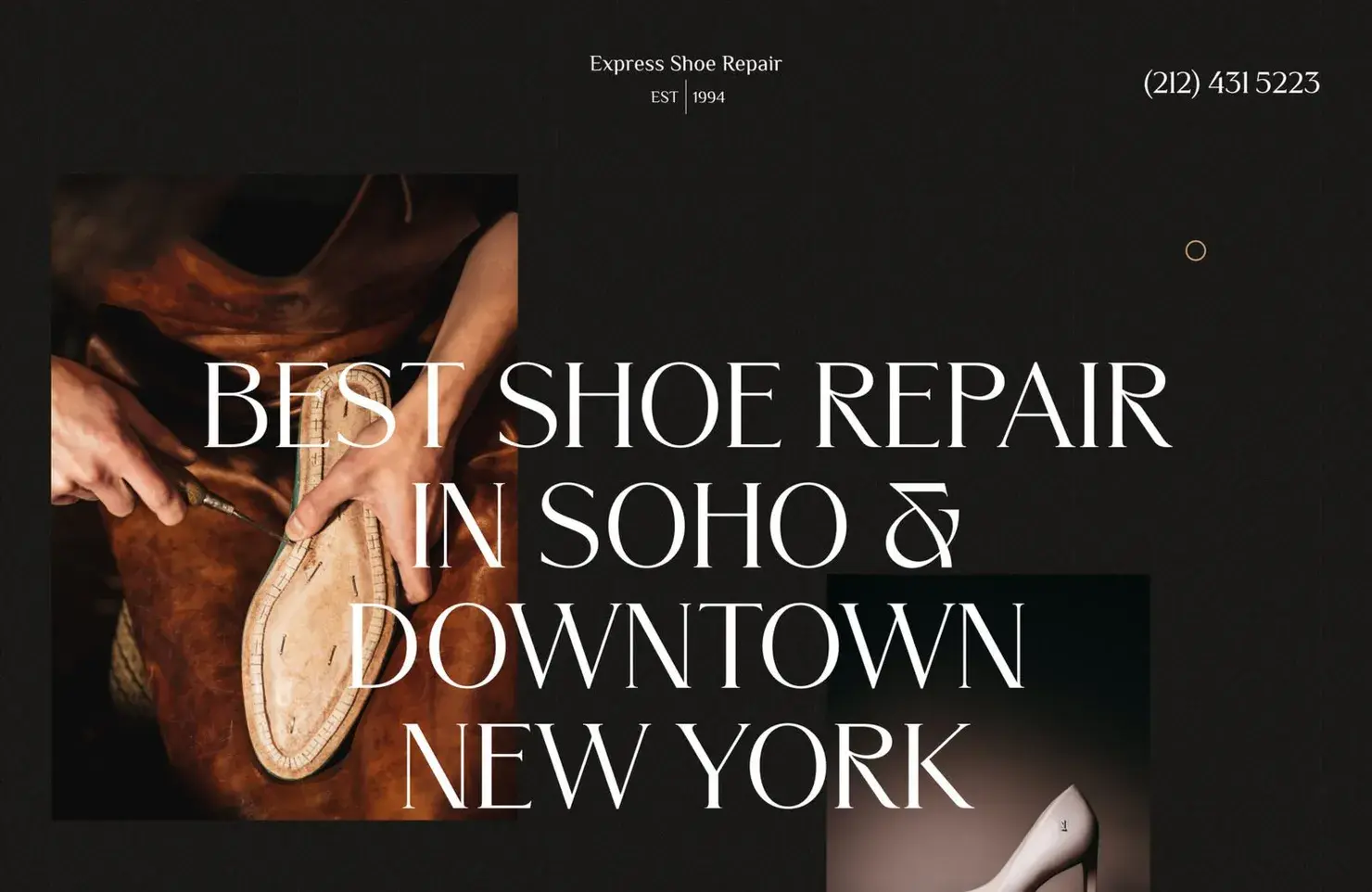 40 Best New Websites, 2023 29 express shoe repair