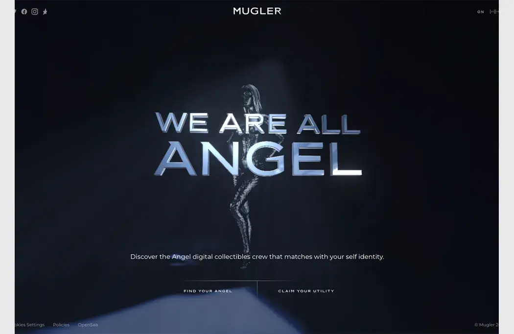 10 Best Web Design Trends of 2023 mugler trend 1